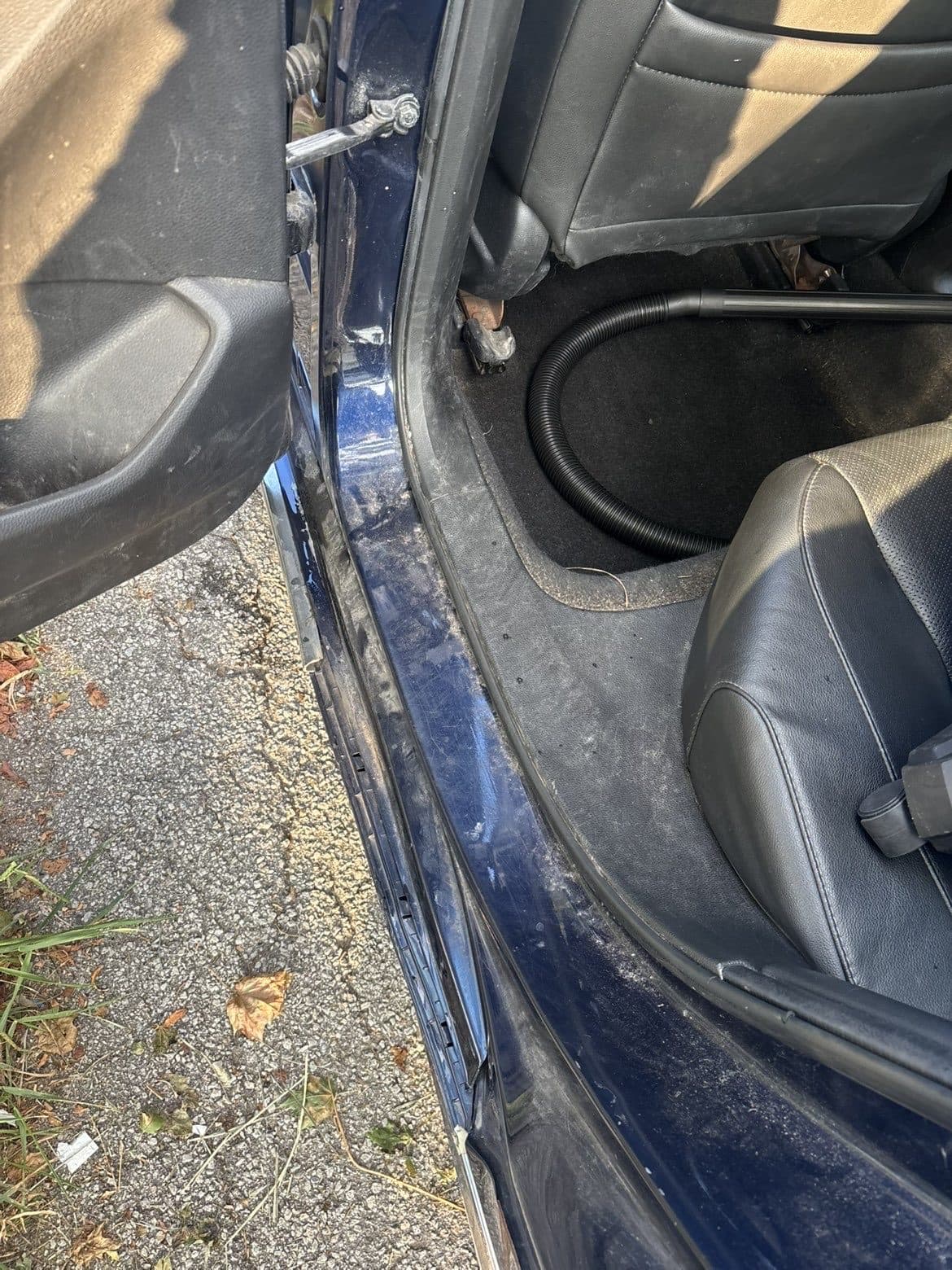"Before" photo for Interior Detail — Sedan